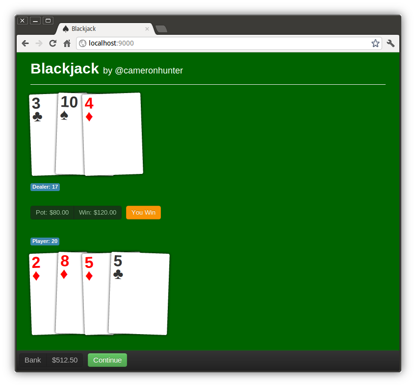 blackjack-spine screenshot